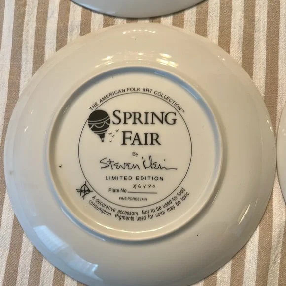 Vintage Franklin Mint plate set. Limited edition, signed & numbered - Picture 4 of 10